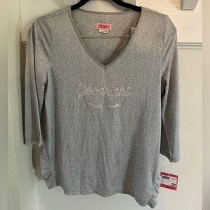 Kate Spade New York Goodnight Pajama
Set Heather Grey NWT